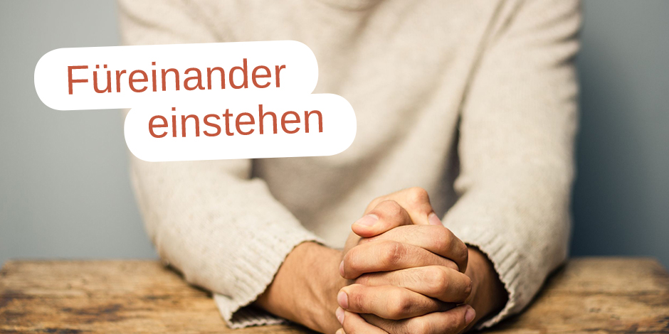 Füreinander im Gebet einstehen Gemeinsam stehen wir füreinander im Gebet ein und hoffen auf Gottes Gnade für unser Leben.